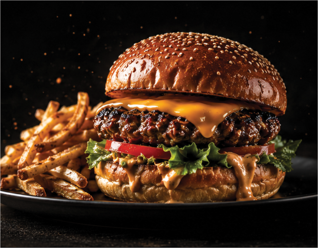 Served Up Studio transformation of the burger